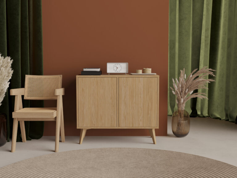 Petite commode en chêne avec 3 ou 6 tiroirs