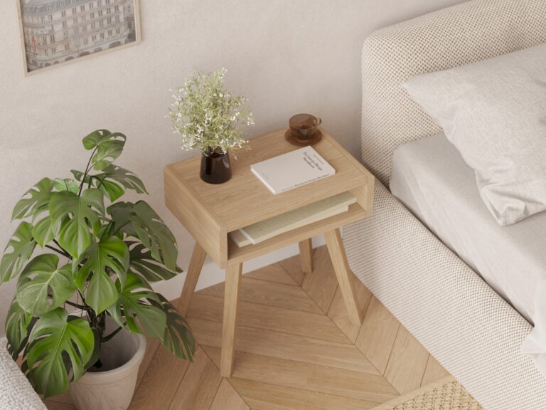 Table de chevet minimaliste pour chambre