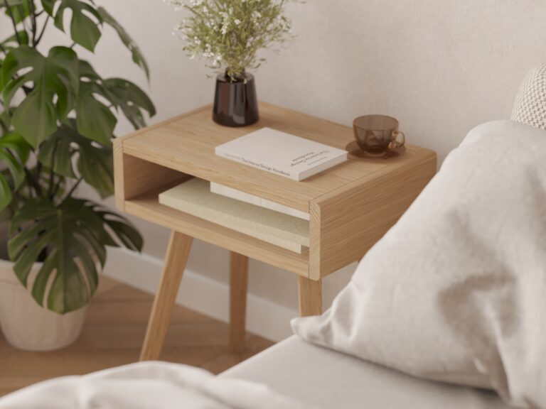 Table de chevet minimaliste pour chambre