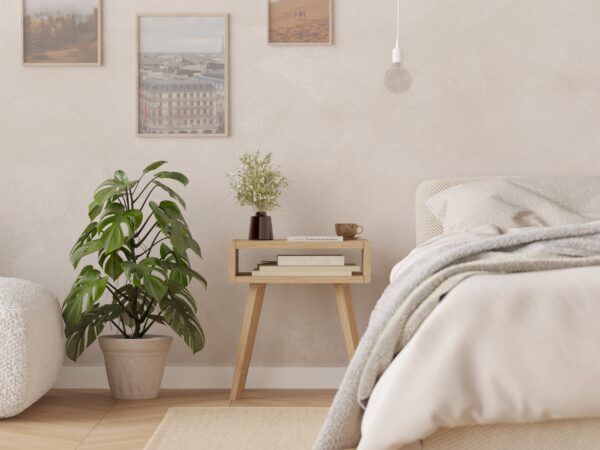Table de chevet minimaliste pour chambre