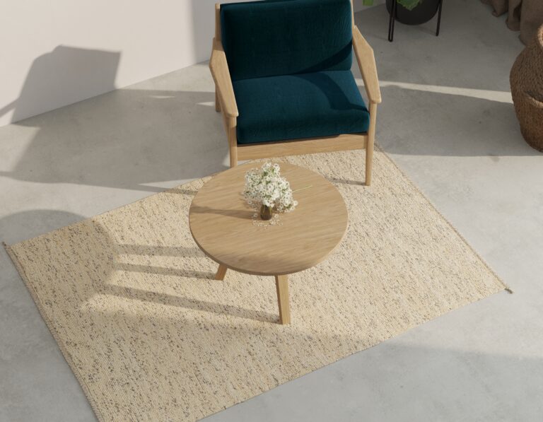 Table basse ronde moderne en chêne massif 50 à 110 cm