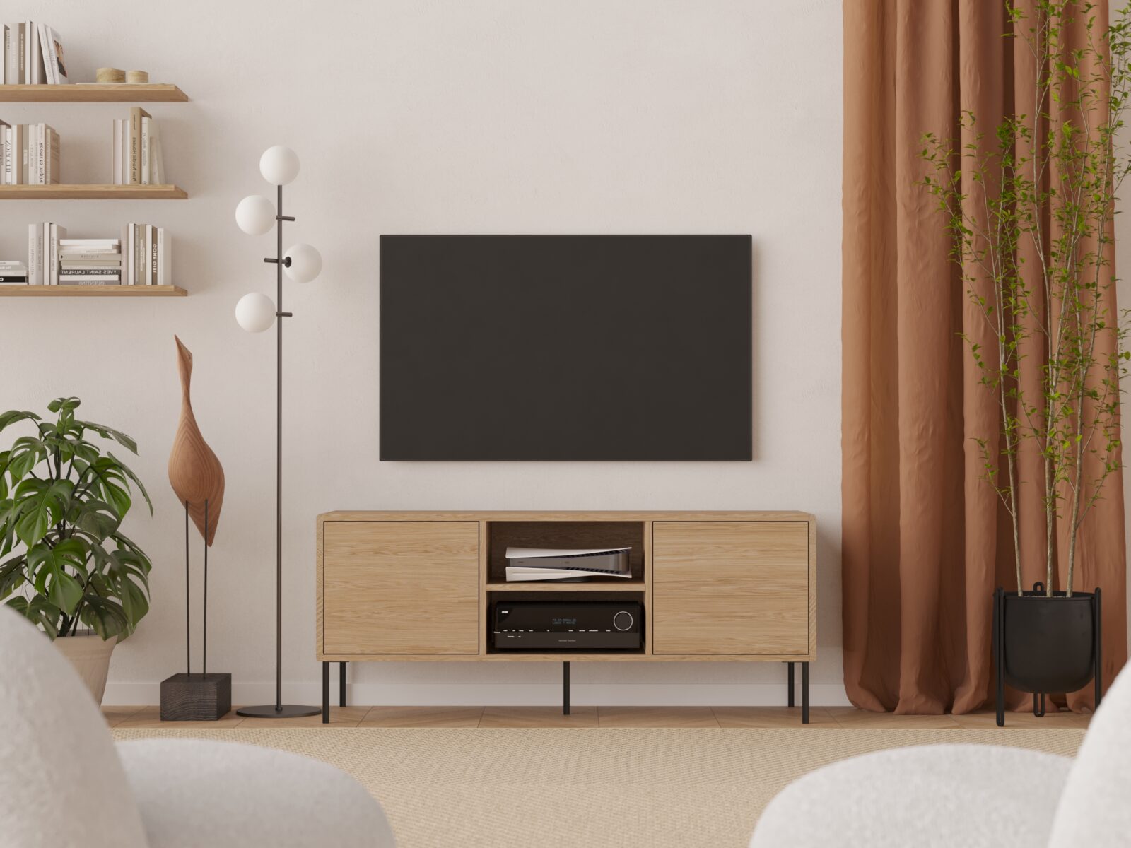 Meuble TV moderne 150 cm